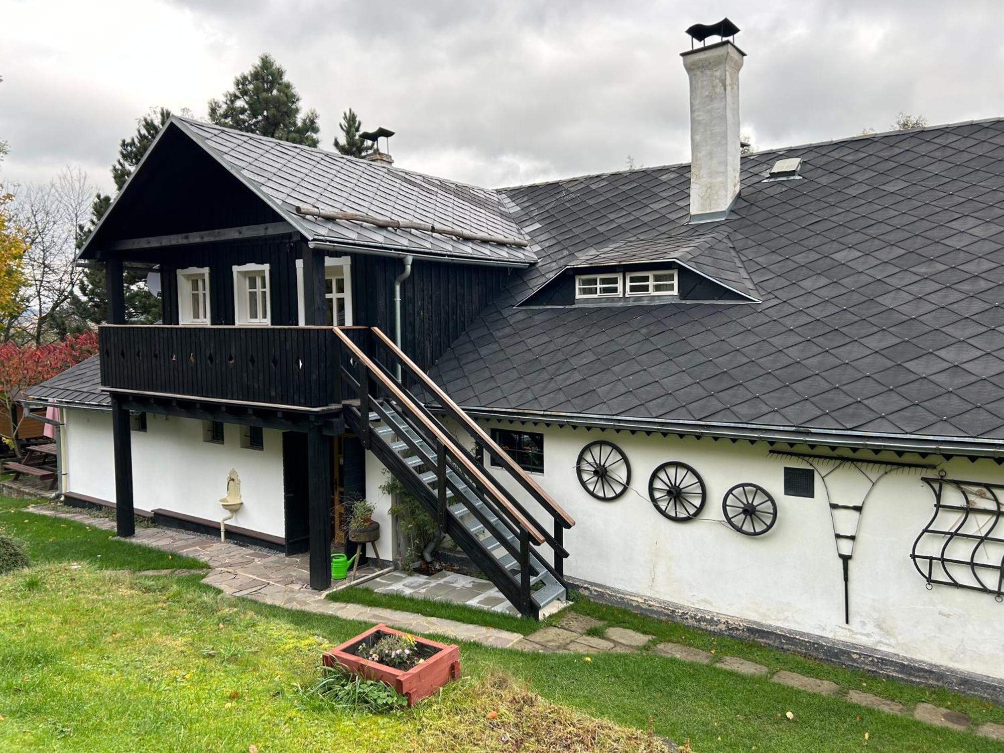 Penzion Pod Zeleznym Vrchem Chribska Exterior photo